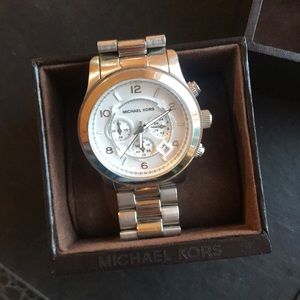 {Michael Kors} Silver watch